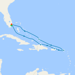 Eastern Caribbean with Miami Beach Stay