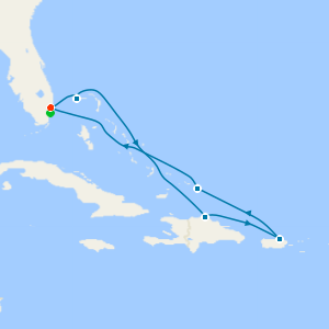 Eastern Caribbean with Miami Beach Stay