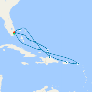 Eastern & Western Caribbean with Miami Beach Stay