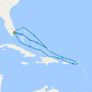 Eastern & Western Caribbean with Miami Beach Stay