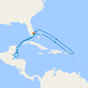 Eastern & Western Caribbean with Miami Beach Stay