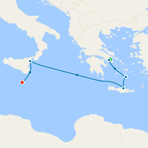 A Journey of Sculpted Isles & Timeless Civilisations with Athens and Valletta Stays