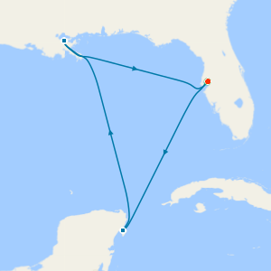 Western Caribbean & New Orleans Overnight from Tampa with Stay