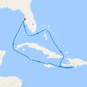 Caribbean with Great Stirrup Cay from Tampa with Stay