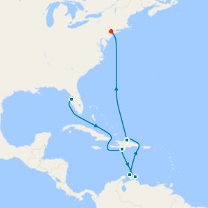 Southern Caribbean from Tampa with Stay