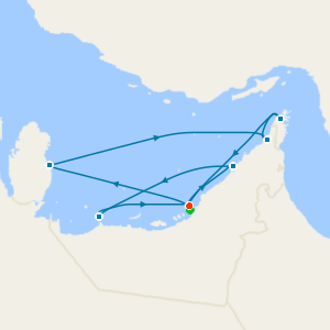 Iconic Arabia from Abu Dhabi with Stay