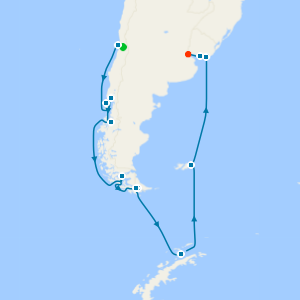 Chile, Antarctica & Falkland Islands with Santiago Stay