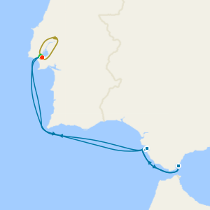 Portugal & Spain Cruise: Cadiz & Seville with Lisbon Stay