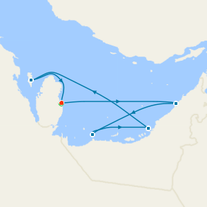 Majestic Middle East Holiday from Doha with Stay