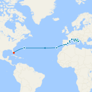 Grand Romance, Rivieras & Reggae to Miami with Rome Stay