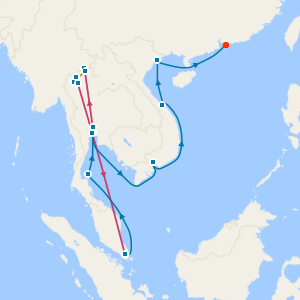 8Nt Thai Heritage & Habitats Tour: Bangkok, Chiang Rai & Chiang Mai's Elephants to Singapore & Northbound Asian Allure