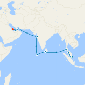 Gems of the Indian Ocean from Singapore to Doha with Stay