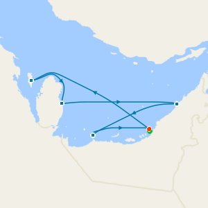 Souks, Sand Dunes & Skyscrapers from Abu Dhabi with Stay