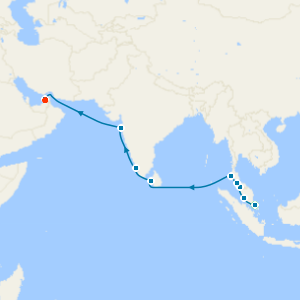 A Journey of Colour & Spice from Singapore to Dubai with Stays
