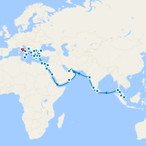 Grand Emirates & Empires from Singapore to Rome with Stays