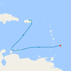 A Journey of Vibrant Landscapes & Island Calm from San Juan to Barbados with Luxury Stay