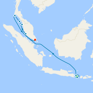 Bali, Malaysia & Thailand to Singapore with 1 Nt Stay