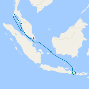 Bali, Malaysia & Thailand to Singapore with Stays