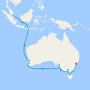 Singapore Stay, Bali, Australia & Tasmania to Sydney
