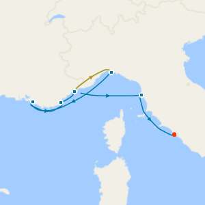 INAUGURAL SAILING! French Riviera Luxury Stay & Coastal Rail Journey, A Mediterranean Prelude from Genoa