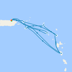 Southern Caribbean Explorer from San Juan with Stay