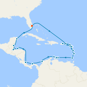 The Americas & Caribbean Grand Discovery from Fort Lauderdale - Fly Cruise