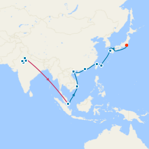 8 Nt India's Tigers & Golden Triangle Tour, Southeast Asia, Halong Bay & Japan