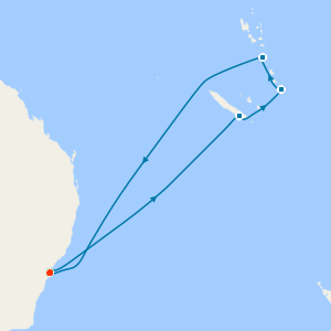 South Pacific from Sydney with Stay