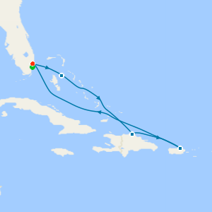 Bahamas, San Juan & Dominican Republic with Miami Beach Stay