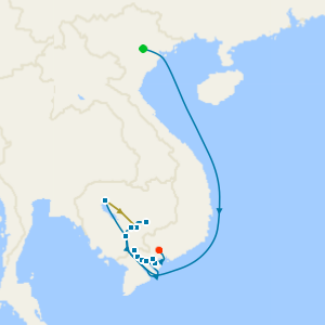 Timeless Wonders of Vietnam, Cambodia and the Mekong river cruise from Angkor Ban to My Tho