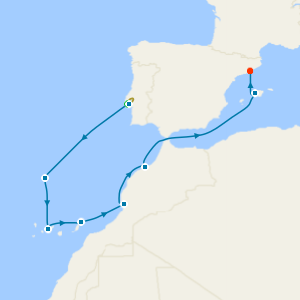 Portugal, Spain & Morocco from Lisbon with 1nt Stay