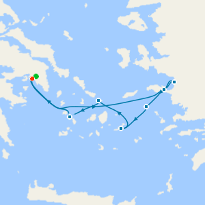 Northern Cyclades with Athens Stay