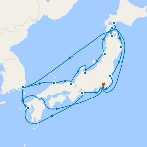 Grand Circle Japan Cherry Blossoms from Yokohama with 1Nt Stay