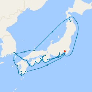 Grand Circle Japan with Nebuta & Summer Festivals from Yokohama with 1Nt Stay