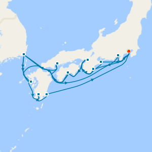 Grand Japan with Kumano Fireworks from Yokohama with 1Nt Stay