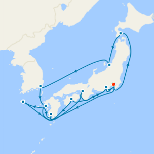 Grand Circle Japan from Yokohama with 1Nt Stay