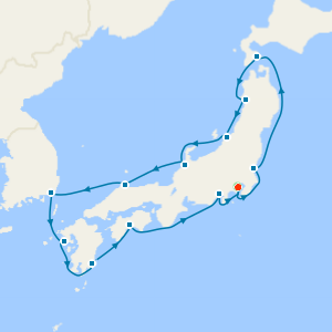Grand Circle Japan with Fall Foliage from Yokohama with 1Nt Stay