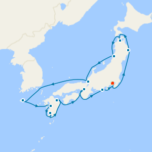 Grand Circle Japan with Fall Foliage from Yokohama with 1Nt Stay