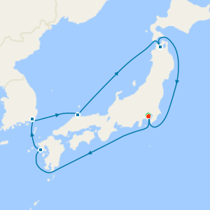 Sea of Japan from Yokohama with 1Nt Stay