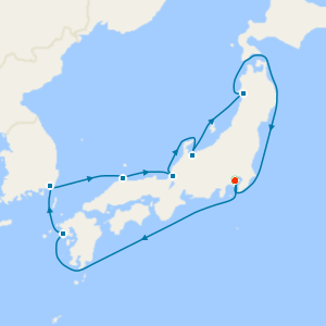 Circle Japan from Yokohama with 1Nt Stay