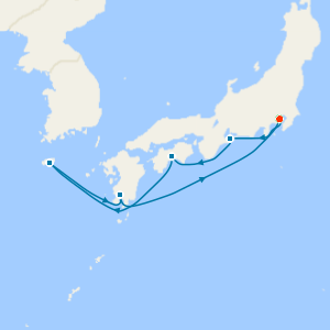 Kyushu & Korea from Yokohama with 1Nt Stay