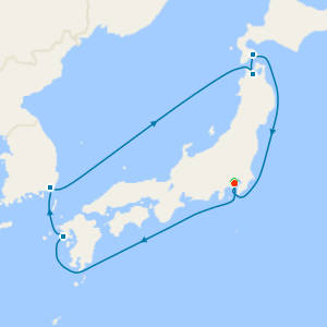 Sea of Japan with Nebuta & Summer Festivals from Yokohama with 1Nt Stay