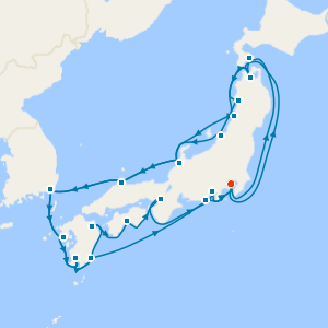 Grand Japan with Fall Foliage from Yokohama with 1Nt Stay