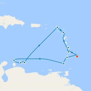 East & South Caribbean from Bridgetown with 3nt Luxury Stay 