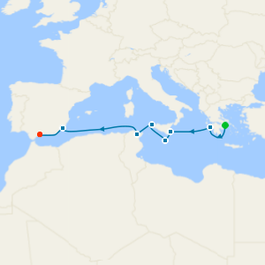 Greece, Italy & Spain Cruise: Athens, Siracusa & Malaga