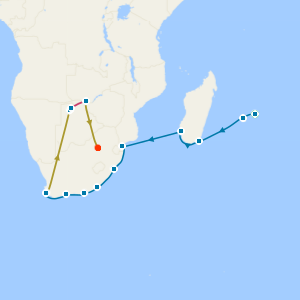 10 night Luxury Botswana Safari, Rovos Rail, Winelands & Cape Town with Mauritius, Madagascar & South Africa.