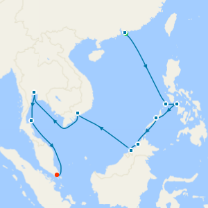 New Year Thailand & Philippines fr. Hong Kong to Singapore with Stay