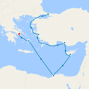 Pharaohs & Empires from Istanbul to Athens with Luxury Stays 