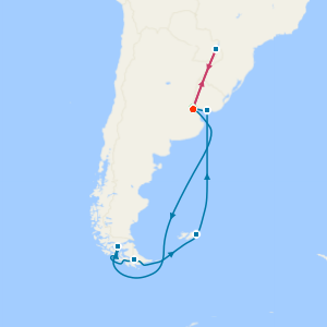 Iguazu Falls, Antarctica & South America from Buenos Aires with Stays