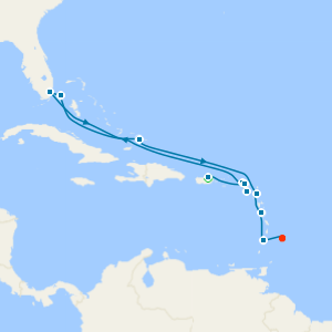 Ocean Calm to Vibrant Culture from San Juan to Barbados - Fly Cruise
